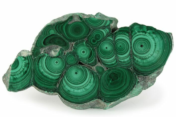 Polished Malachite Slab - Congo #233364